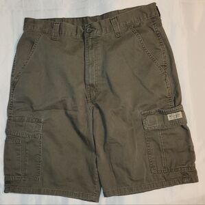 Wrangler 34 Men's Khaki Cargo Shorts